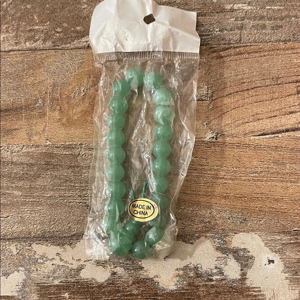 Green Beaded Bracelet